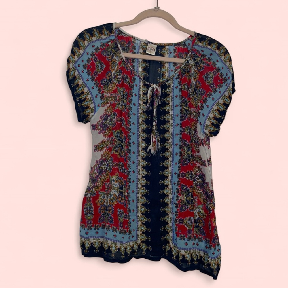 Bohemian Multicolor Women's Top Bila